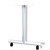 Table Leg T Type with Caster 24" D White