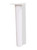 Table Leg Single Peninsula 4" White