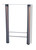 Table Leg H Type with Glides Standard Height, 24" D Medium Tone