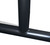Table Leg T Type with Glides 30" D Black Umber