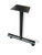 Table Leg T Type with Caster 24" D Black Umber