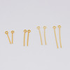 Eye Pins Stainless Steel 304,  gold eye pins