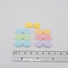 Milkshake Colour Acrylic Circle Stud Toppers