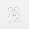 U Hooks in Stainless Steel, silver U shaped hooks, stainless steel earring hooks