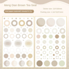 Circle Stickers in various sizes - 2 Sticker Sheets