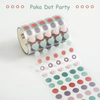 Small dot sticker roll, dots washi tape, 3m roll