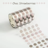 Small dot sticker roll, dots washi tape, 3m roll