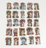 Romantic Floral Decorative Windows & Doors set of PET Stickers - pack 50