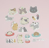 Cute Cat Paper Sticker Box Set for Planners, Journals and Scrapbooking -45 pack