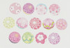 Temari Ball Washi Stickers Roll - Light pink - Bande