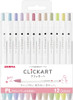 Zebra Clickart Water-Based Pen, PL12 Pale Color Set