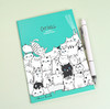 Green Cat Hill B6 Notebook