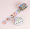 Papier Platz - A La Caldo Gold Leaf Masking Tape Alice's Icing Cookies Washi Tape - 20mm x 5m