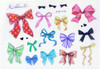 Ribbon design Irodo fabric transfer sticker sheet — iron-free fabric stickers by Paper Pen Sanpo