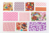 Pink Japanese pattern Irodo fabric transfer sticker sheet — iron-free fabric stickers by Paper Pen Sanpo