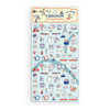 Chignon sheet stickers featuring cats in a Parisian travel theme, by Seal-do Printing