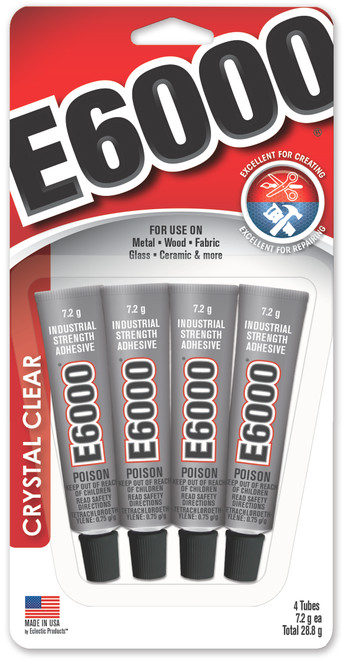 E6000 Mini Tubes 5.3ml - pack of 4