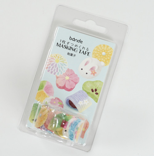 Japanese Sweets, Wagashi Washi Stickers Roll - Bande