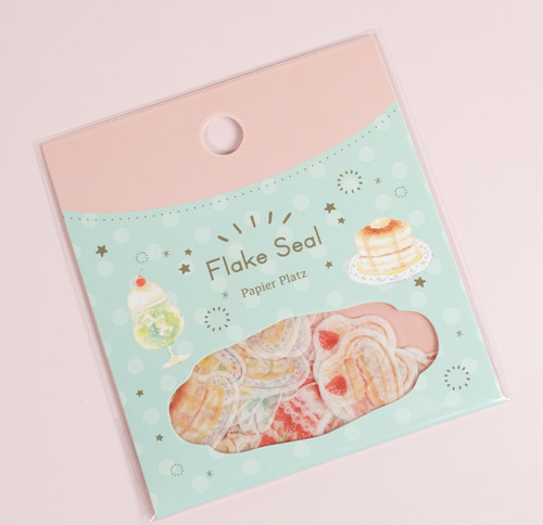 Nakauchi Cafe Sweets Flake Stickers - 54 sticker pack
