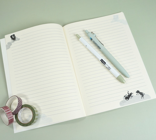 Kappa - A5 Notebook, Literary Walk Series