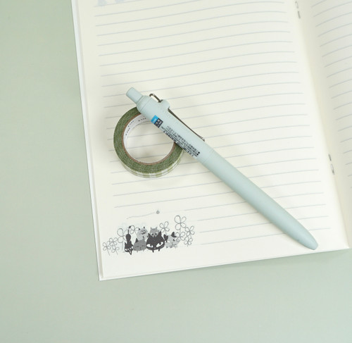 Clover A5 Notebook - Uneven Cats