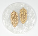 Tropical Leaf Designed Bamboo Embellishments