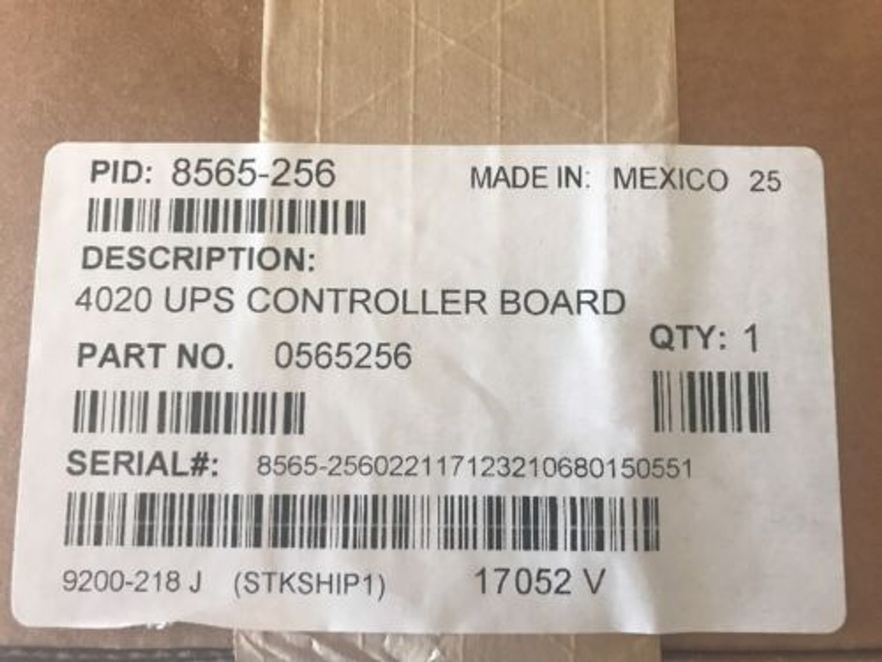 SIMPLEX 4020 POWER SUPPLY INTERFACE BOARD 565-256 NEW IN SEALED BOX