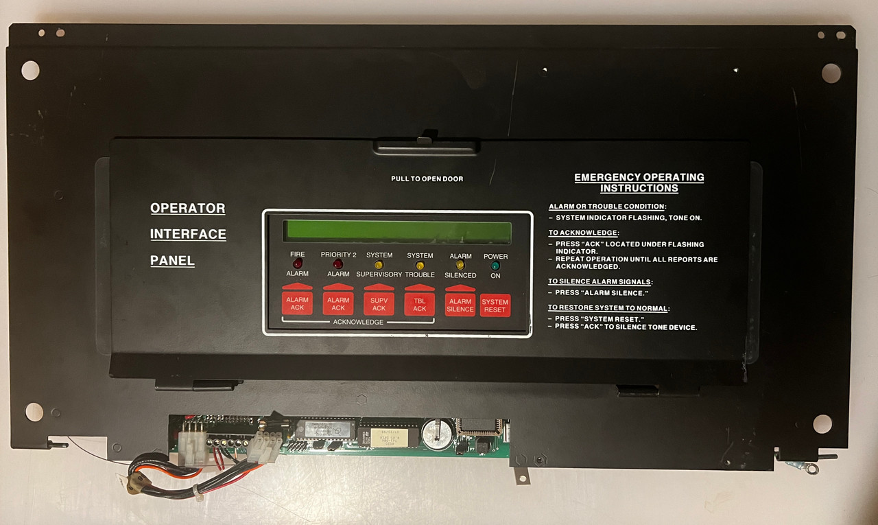 Simplex 4020-8001 Main Operator Panel