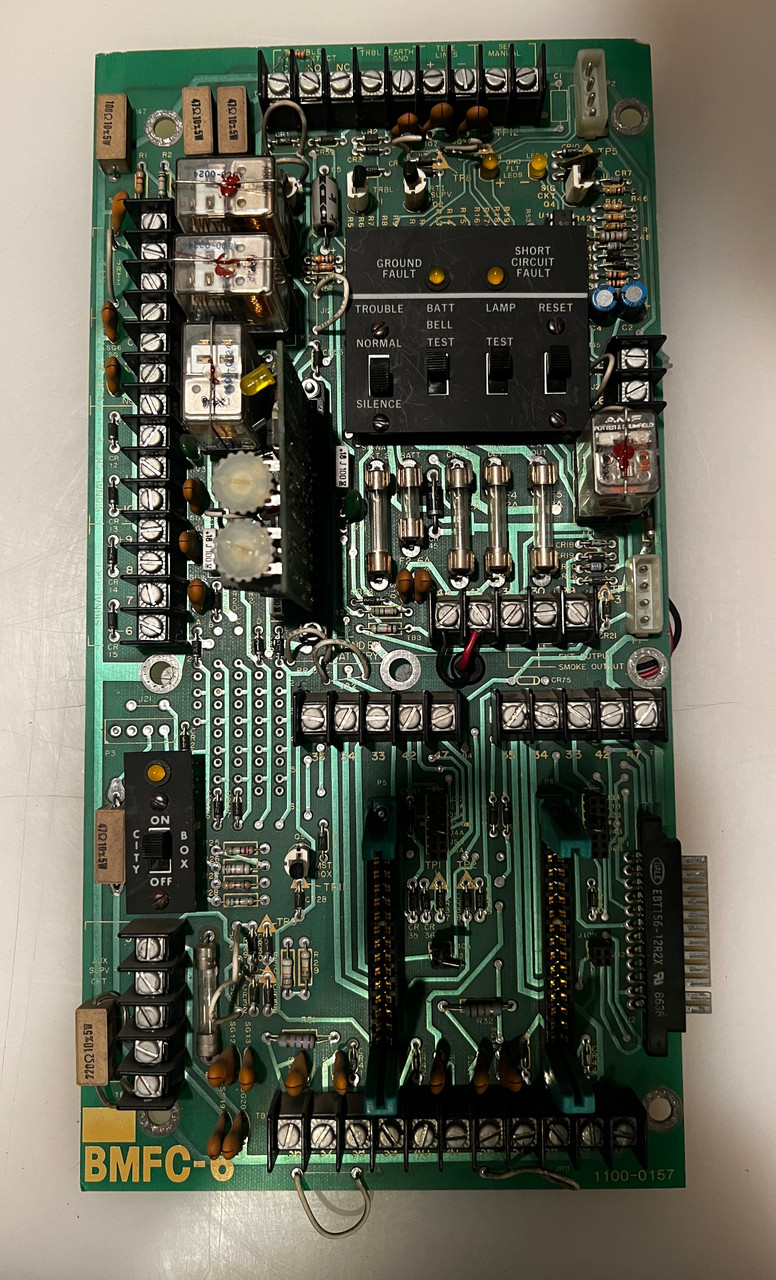 FCI Gamewell BMFC6 Basic Master Fire Card for FC72 Fire Alarm Dual