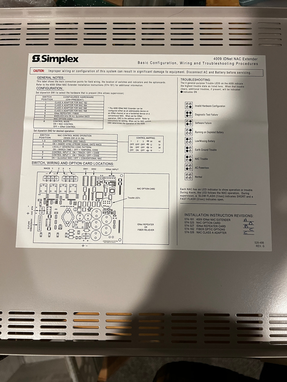 SIMPLEX 4009-9201 NAC EXTENDER NEW NO BOX