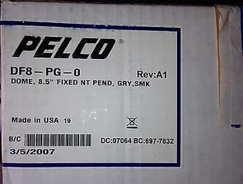 NEW PELCO DF8-PG-0 DOME 8.5" FIXED GRAY (6 Available)