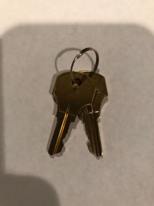 2 NEW SIMPLEX B/CAT 30 STYLE KEYS FOR FIRE ALARM PANEL AND PULL STATIONS