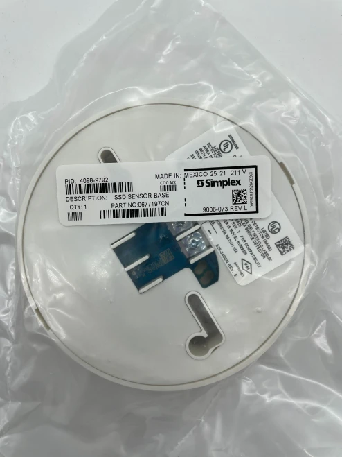 SIMPLEX FIRE ALARM 4098-9792 SMOKE DETECTOR SENSOR BASE NEW