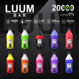 Discover long-lasting performance with the LUUM Bar 20K Puff Disposable Vape. Packed with 5% nicotine and up to 20,000 puffs, this sleek, high-capacity device offers bold flavor, smooth hits, and hassle-free vaping for days. Perfect for users who want power, portability, and premium taste in one.