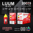 Discover long-lasting performance with the LUUM Bar 20K Puff Disposable Vape. Packed with 5% nicotine and up to 20,000 puffs, this sleek, high-capacity device offers bold flavor, smooth hits, and hassle-free vaping for days. Perfect for users who want power, portability, and premium taste in one.