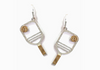 Sport Themescratch Metal Earring - Pickleball