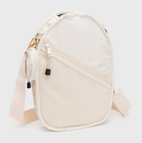 Pickleball Sling Bag/Crossbody Bag-Ivory