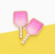 Pickleball Racket Earrings (Assorted Colors)