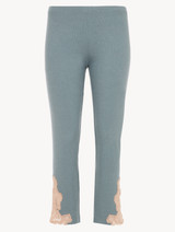 Hose in Rippenstrick aus Kaschmirmischung mit Frastaglio-Stickereien in der Farbe Sleepy Dream_0