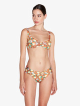 Bikinioberteil in Orange mit Print_1