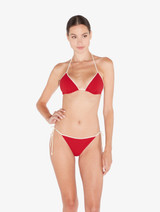 Bikinislip mit Monogramm in Rot_1