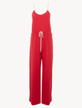 Jumpsuit mit Monogramm in Rot_0