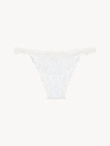 Brazil Slip in Off White mit Leavers Spitze_0