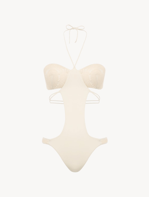 Trikini in Champagnerbeige mit Perlenstickerei_2