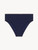 Bikinislip mit hoher Taille und Monogramm in Navyblau_0