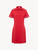 Polo-Kleid mit Monogramm in Rot_0