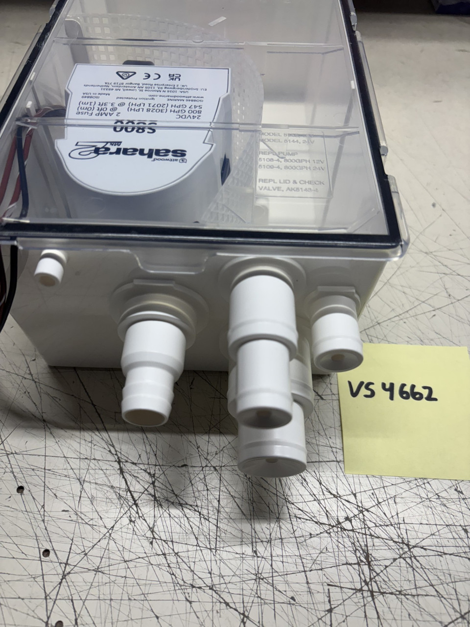 Attwood Shower Sump Box+Pump S800