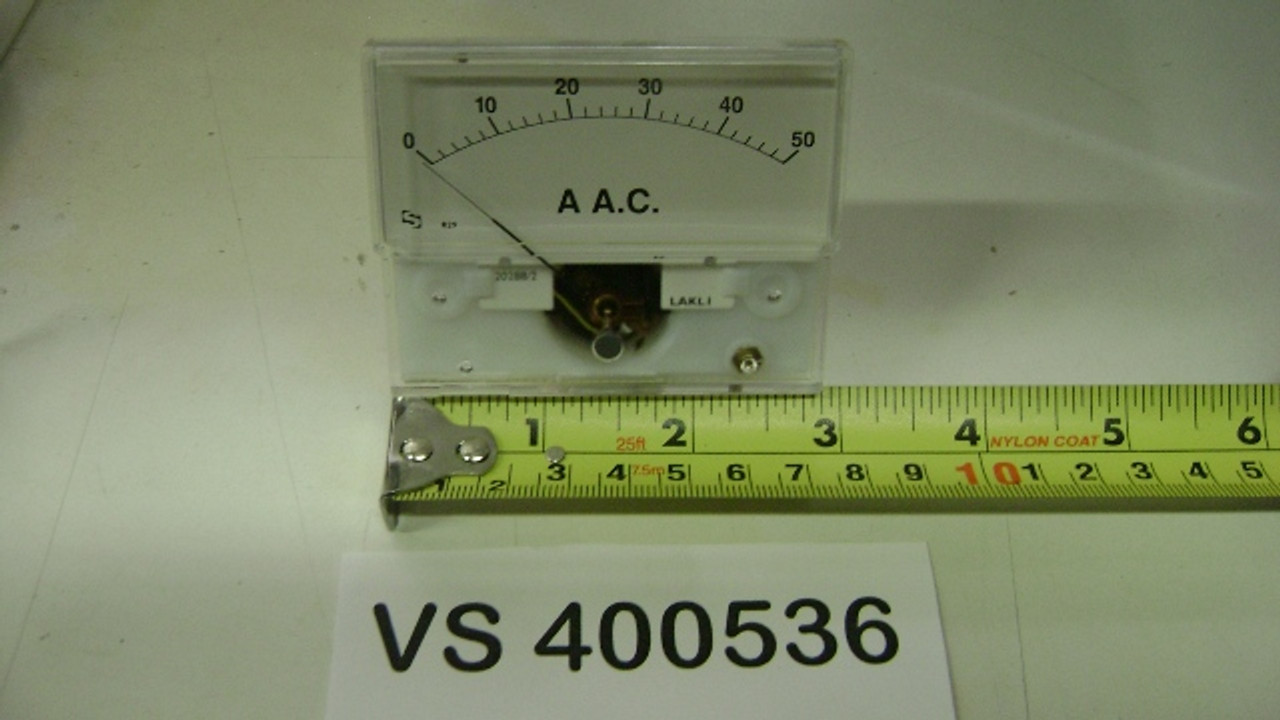 AMP Meter (0-50, Width 3")