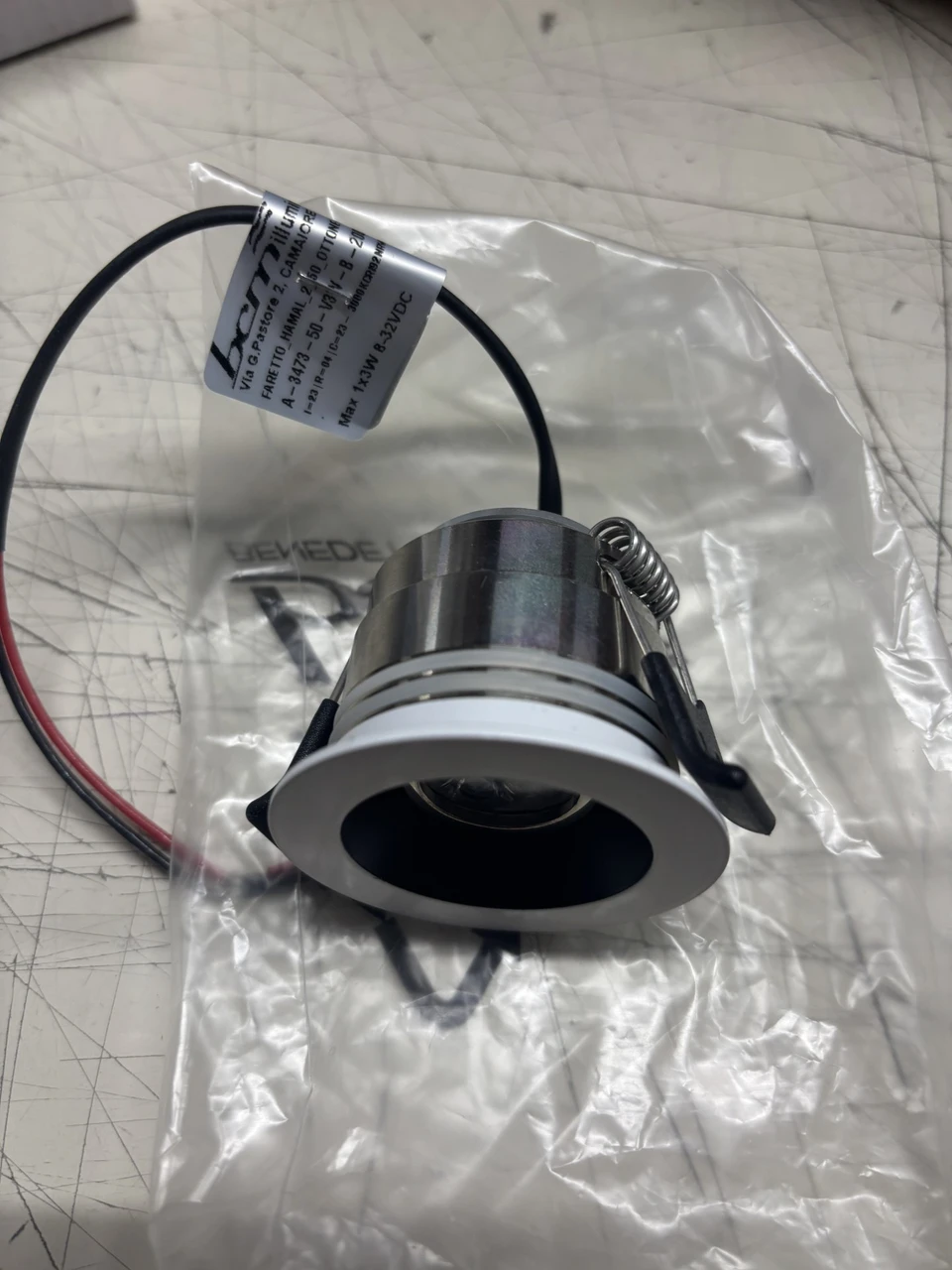 BCM LIGHT HAMAL 2 50 3W ADJ 15 BM WHITE BEZ