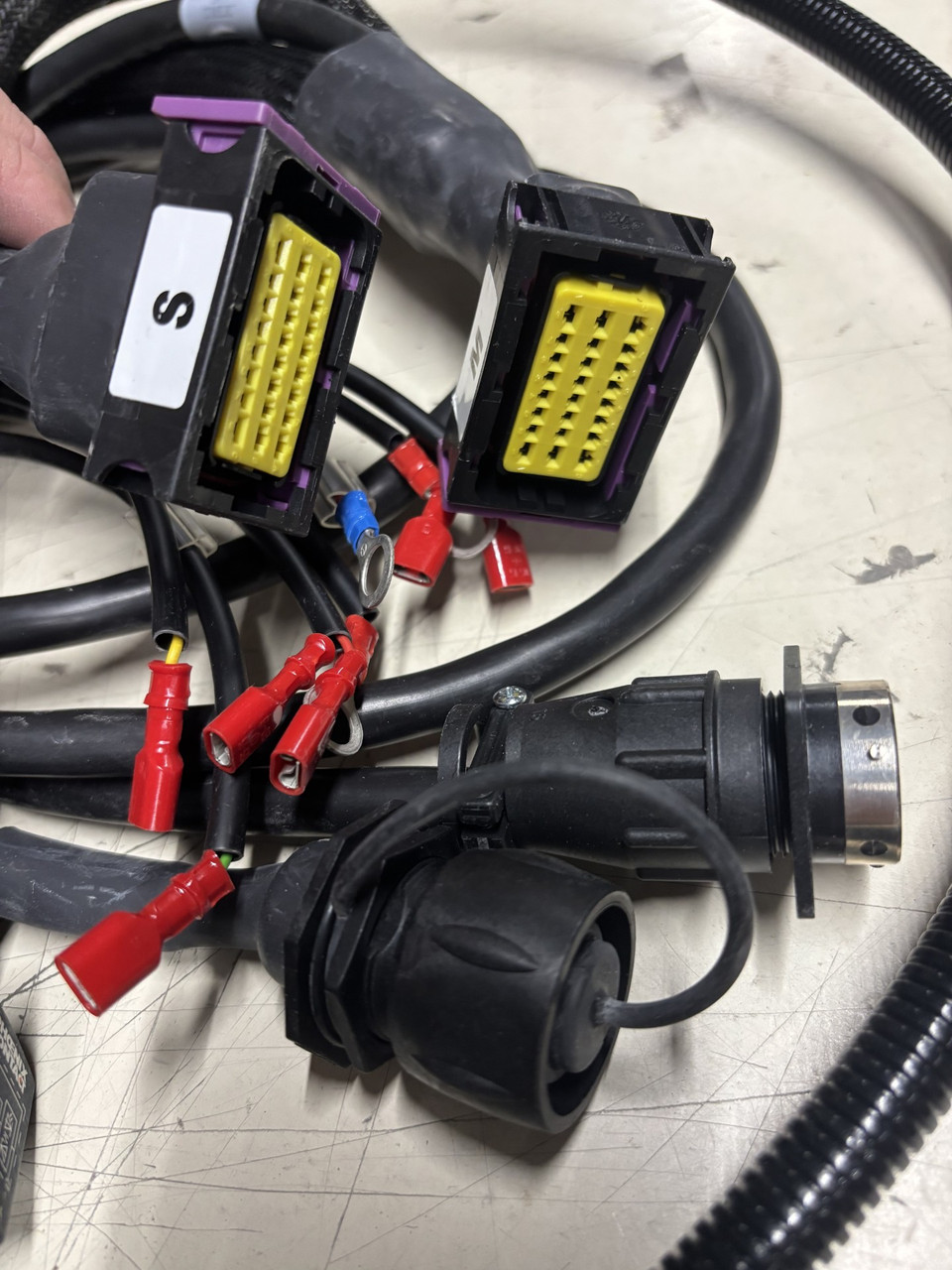 Opacmare crane wiring cable double socket for crane